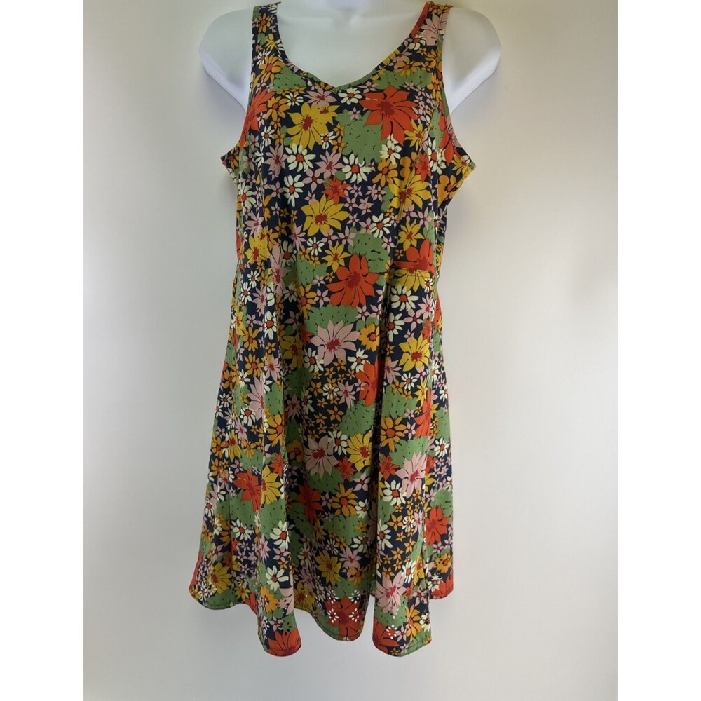 Toad And Co Sunkissed Petal Dress Floral Lightweight V-Neck Pocket Womens XS